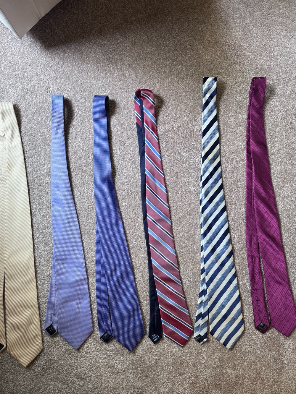 Men's Assorted Silk Ties - Mixed Colors